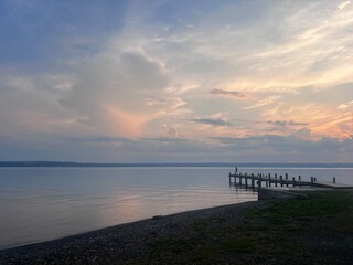 Obraz premium sunset on the beach