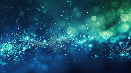 A blue sky with a lot of stars and a bright light