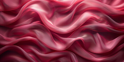 Obraz premium design product your space empty background fabric beautiful pleats soft wavy fabric shiny background satin silk red 