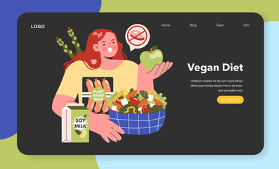 Dietary Trends. Flat Vector Illustration