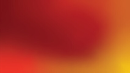 Abstract red, orange, and yellow gradient background with glowing light curve. Vector illustration