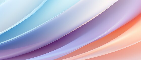 Fototapeta premium Serene Pastel-Colored Pattern with Lavender, Peach, and Baby Blue Stripes - Elegant Digital Illustration for Tranquil Backgrounds