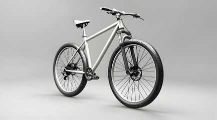 Naklejka premium bicycle on white background