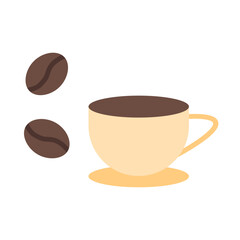 Caffeine Flat Icon Design