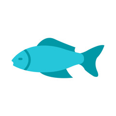 Koi Flat Icon Design
