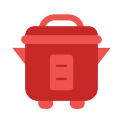 Rice Cooker Flat Icon Design
