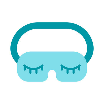 recommend clip art: Sleep Mask Flat Icon Design