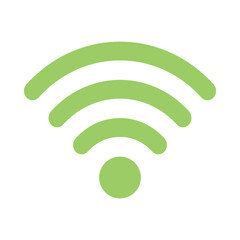 Wireless Connection Flat Icon Design