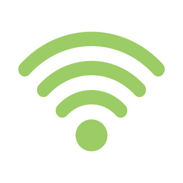 Wireless Connection Flat Icon Design