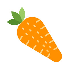 Carrots Flat Icon Design