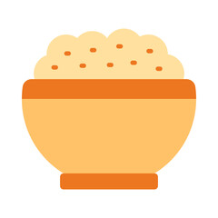 Porride Flat Icon Design