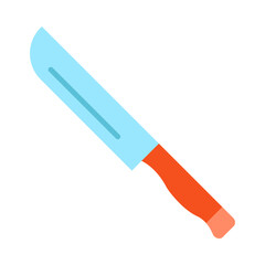 Knife Flat Icon Design
