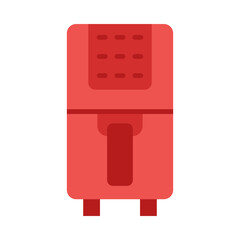 Air Fryer Flat Icon Design