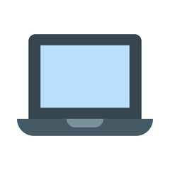 Laptop Flat Icon Design