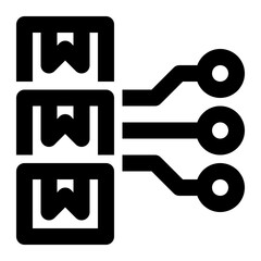 logistic system, logistics management, system, inventory system, supply chain, scm outline icon