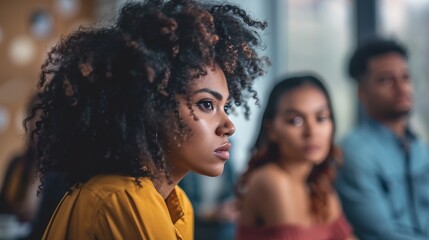 Fototapeta premium Experiencing discrimination or bias during the job search process can add to the emotional burden and impact self-esteem 