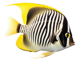 PNG Loyal angel fish animal sea white background.