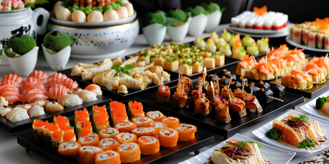 Wedding banquet finger food