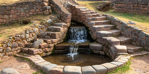 Well Preserved  Incas Fountain at Tipon History