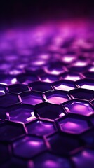 Fototapeta premium Background with hexagons. Digital honeycomb texture.