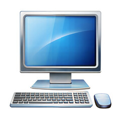 Fototapeta premium computer on transparent background