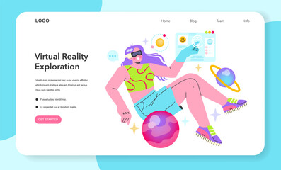 Digital Natives. Flat Vector Illustration