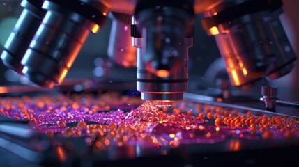 Microscopic Marvels Captivating Cell Culture Under the Lens