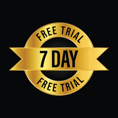  Seven Days Trial Unique Vector Design
