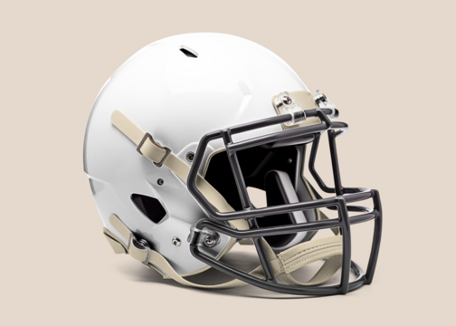 American football helmet png mockup, transparent design