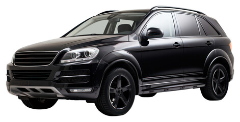 PNG Black SUV car vehicle wheel tire.