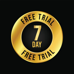  Seven Days Trial Unique Vector Design
