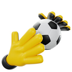 football glove 3d icon sports