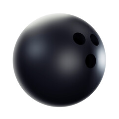 Bowling ball 3d icon sports