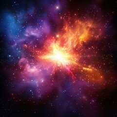 Fototapeta premium Cosmic Fireworks in the Nebula | Astronomy Photo of the Day