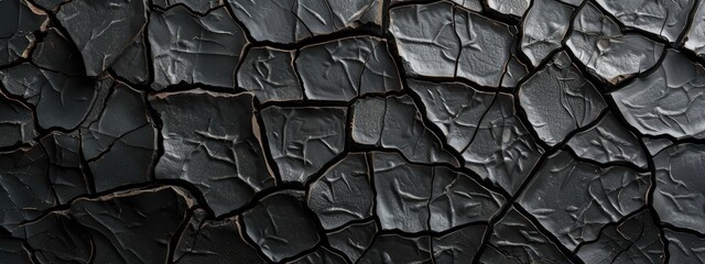  A tight shot of a textured surface featuring black paint at its bottom and white paint at its top