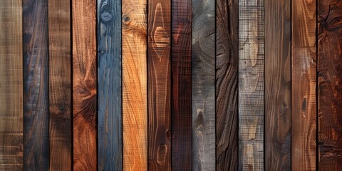 Various wooden planks showcasing different patterns