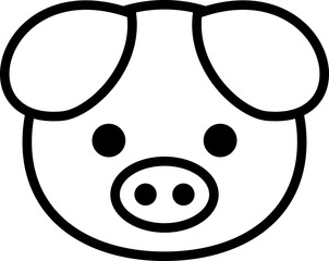 Animal Line Icon Element