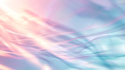 Obraz premium crystal clear wavy light banner background