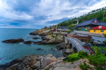 Haedong Yonggungsa Temple Busan in Korea 