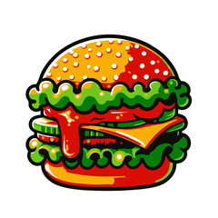 burger with a burger