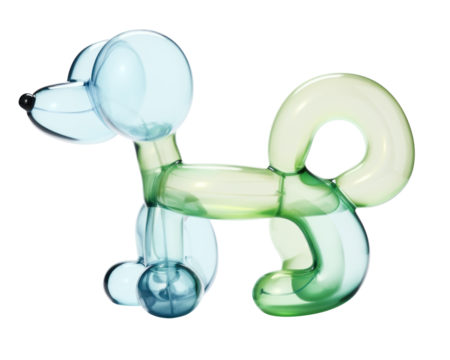PNG Balloon dog transparent balloon cartoon.