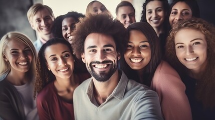 Obraz premium Group of People Team Diversity Smiling Concept 