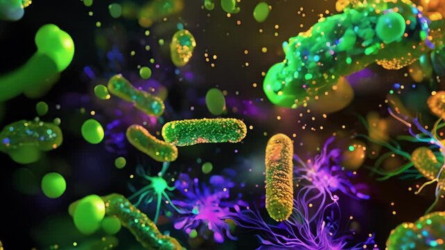 A fluorescent microscopy animation showing TLRs ing together in response to a viral .