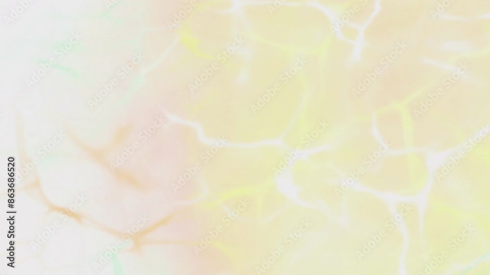 Aufkleber Yellow textured abstract looping background animation, seamless repeat