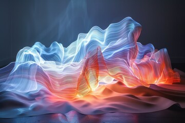 Fototapeta premium Ethereal Light Waves