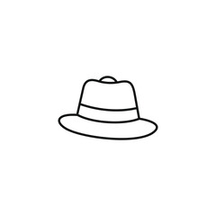 Hat icon vector. EPS 10 editable vector