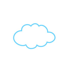 Clouds line icon