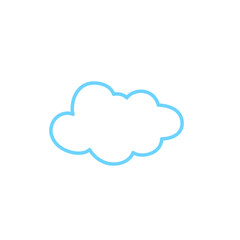 Clouds line icon