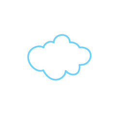Clouds line icon
