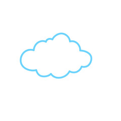 Clouds line icon